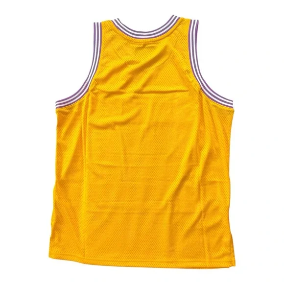 Full Send All Star Basketball Yellow Lakers Style Jersey Nelk Boys Men’s Size XL